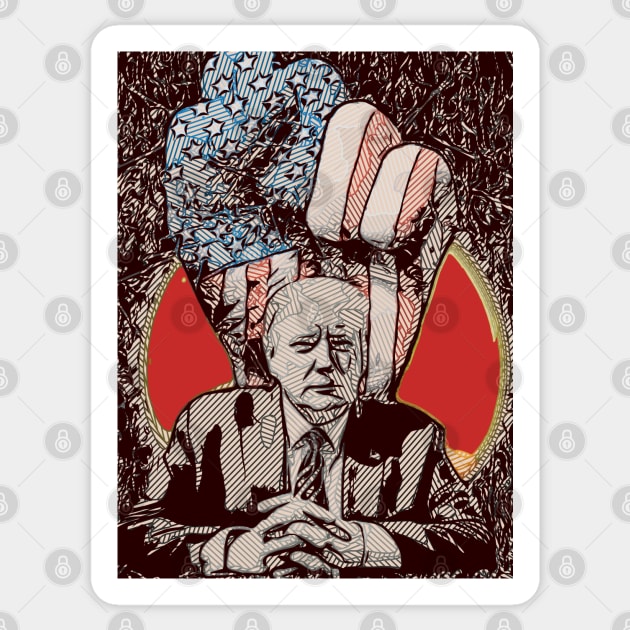 President Trump 45 Sticker by FasBytes